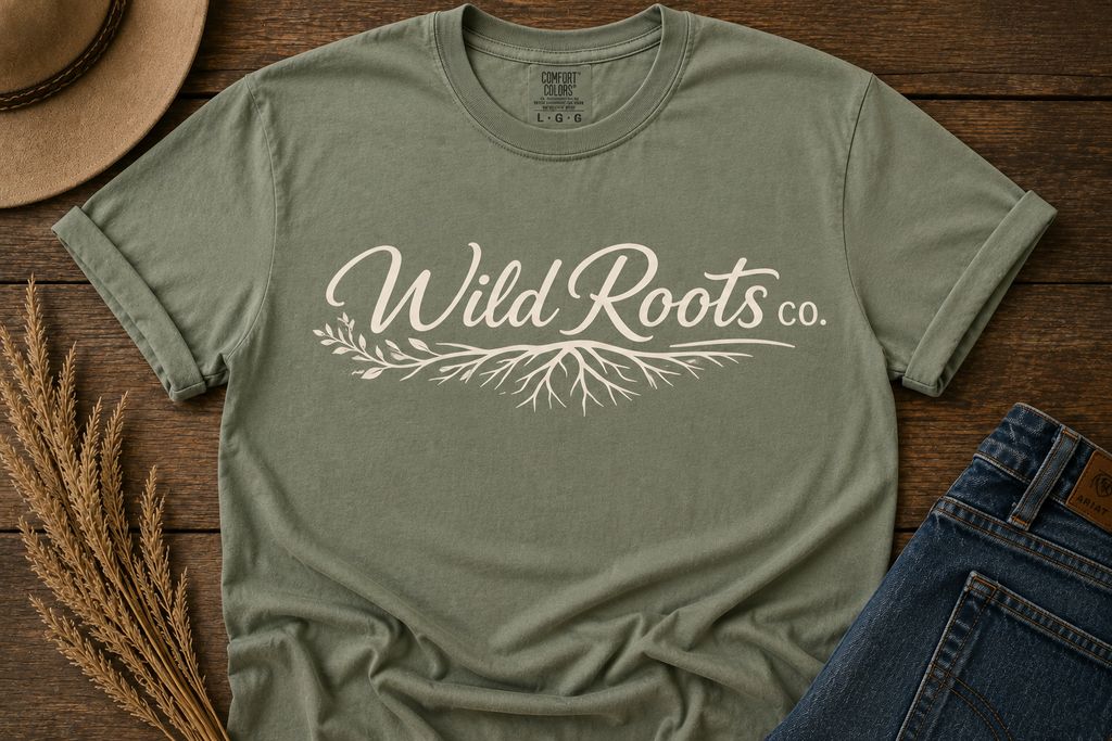 Wild Roots Co. Signature Logo Tee