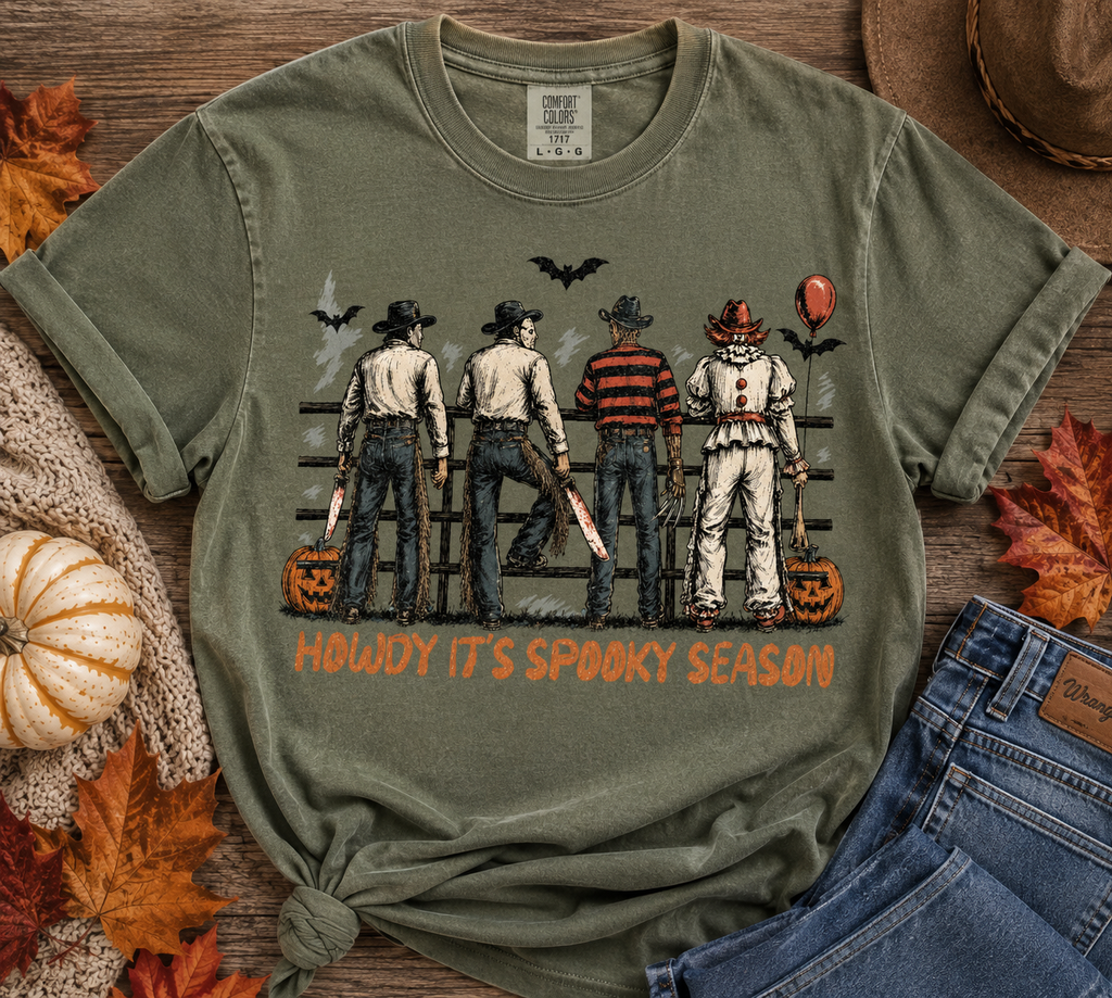 Howdy, It’s Spooky Season Western Halloween Tee