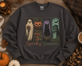 Spooky Season – Vintage Halloween Ghost, Pumpkin & Black Cat Graphic Tee