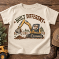 Built Different Excavator Toddler Tee