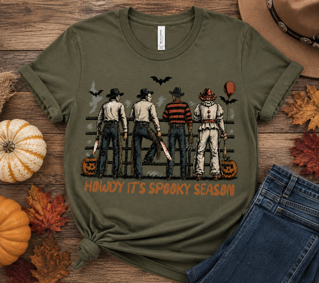 Howdy, It’s Spooky Season Western Halloween Tee