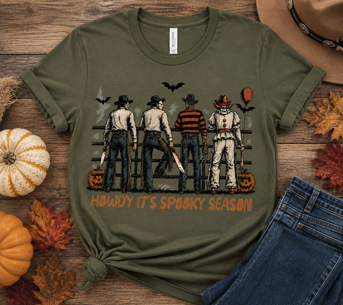 Howdy, It’s Spooky Season Western Halloween Tee